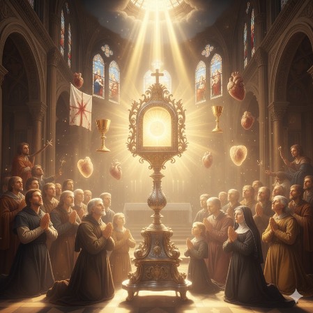 I  miracoli sull'esistenza di Gesù nell'Eucarestia.