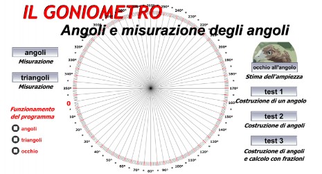 Geometria: gli angoli, il goniometro - Spazio disabilità